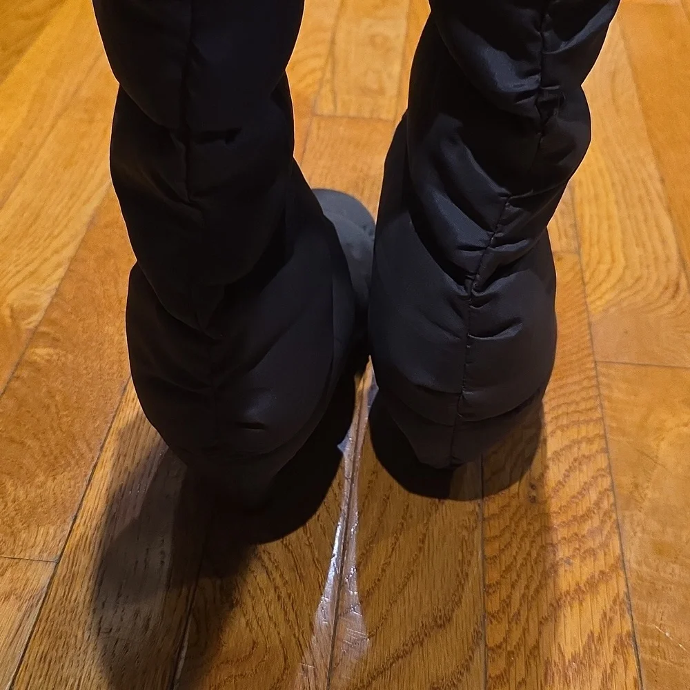 United Nude Nylon Mid-Calf Boots, Size 36, Brown